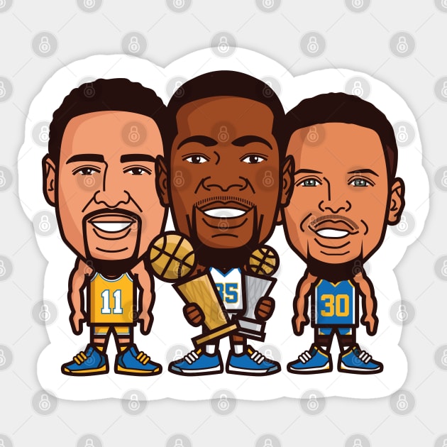 GSW Champs Sticker by TomMillerART